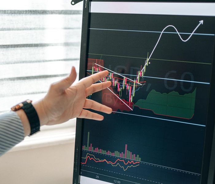 Data-driven analytics showing business growth and success metrics