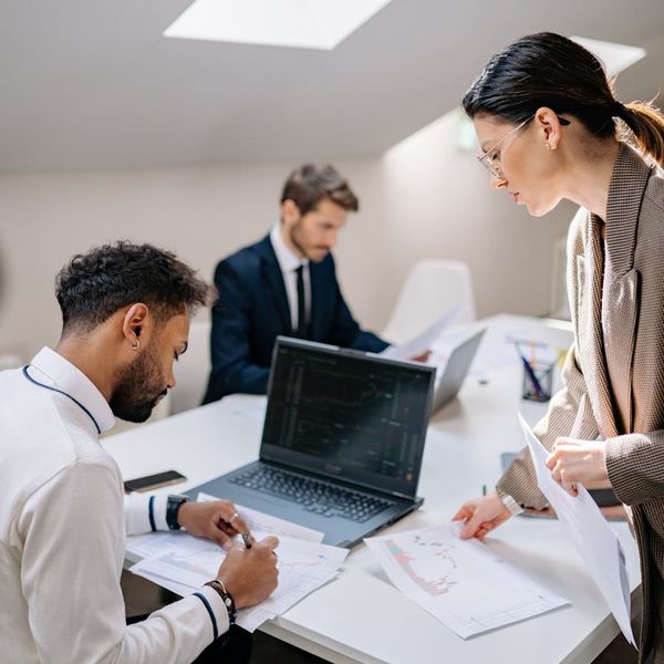 Experienced project manager coordinating development